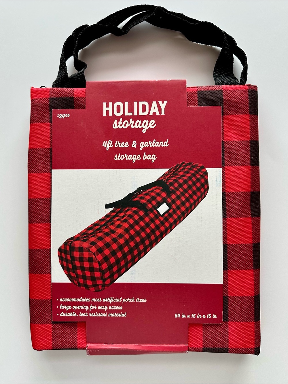 Tree & Garland Storage Bag for 4 ft Tree